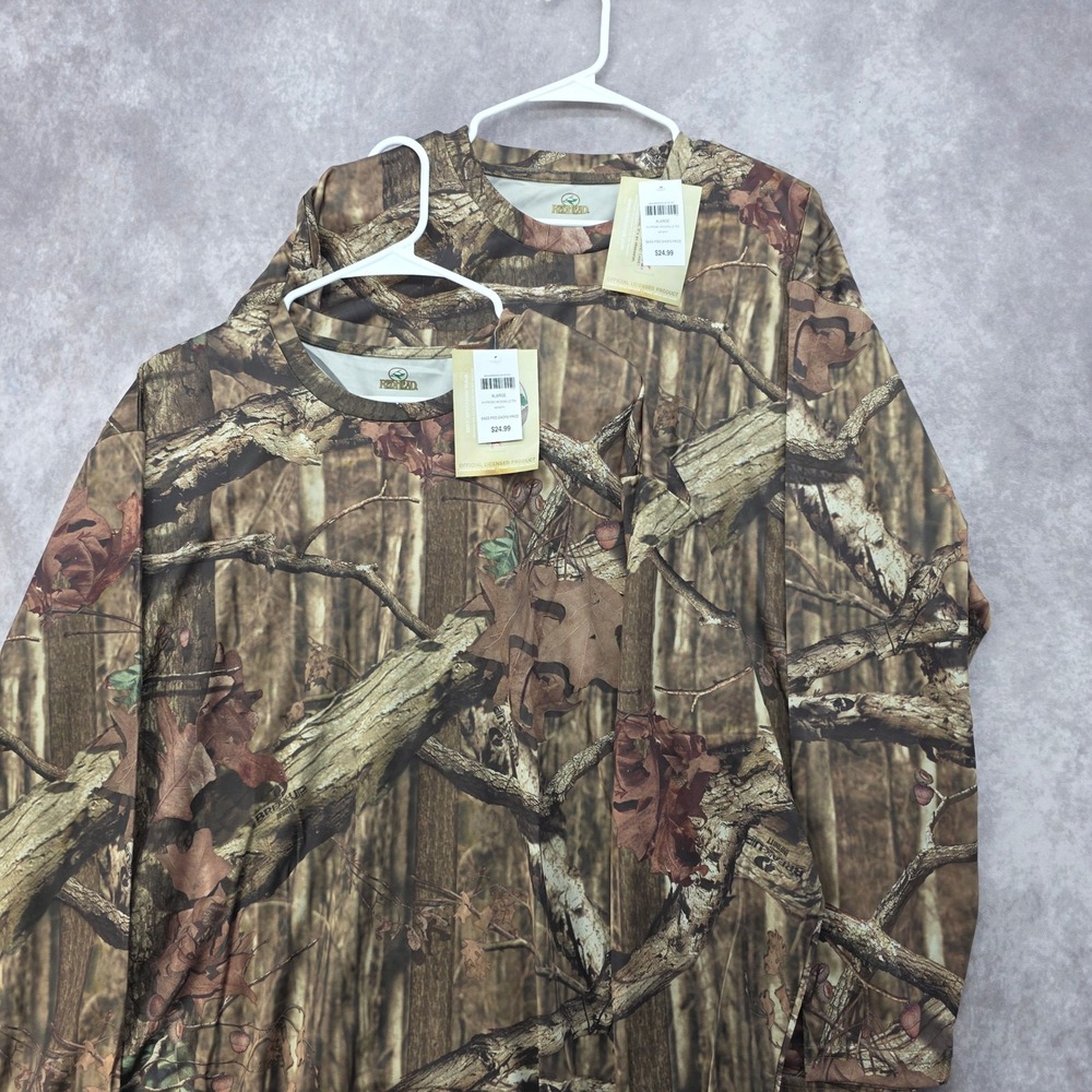 RedHead Mens XL Mossy Oak Break-Up Infinity Camo Wicking Long Sleeve Tee NWT